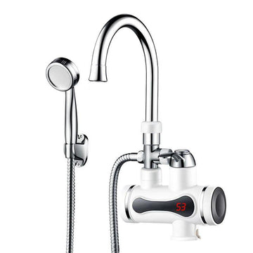 Faucet hot water tap with shower instant heating electric water heater